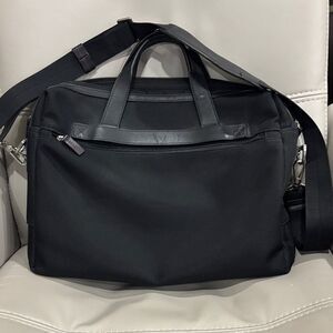 Jack Georges Nylon and Leather trim computer bag